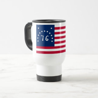 Taza De Viaje Cartel de Bennington: La bandera de la batalla de 