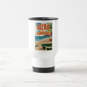 Taza De Viaje cartel de viaje a Accra Barbados