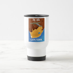 Taza De Viaje Cartel de viaje a Ciudad del Cabo Sudáfrica