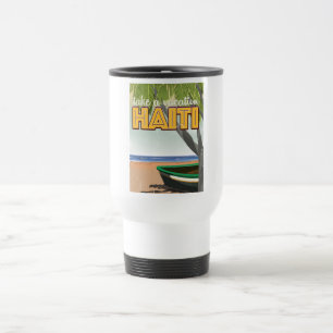 Taza De Viaje Cartel de viaje a Haití de vacaciones