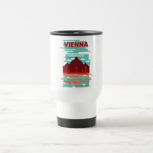 Taza De Viaje Cartel de viaje a Viena