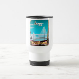 Taza De Viaje cartel de viaje de Scotland Queensferry Crossing