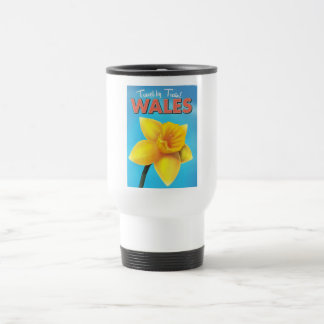 Taza De Viaje Cartel de viaje vintage de Gales