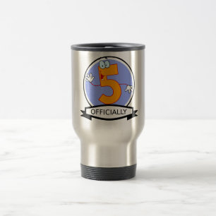 Taza De Viaje Cartel oficial de 5 cumpleaños