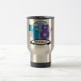 Taza De Viaje Cartel oficial de cumpleaños 48