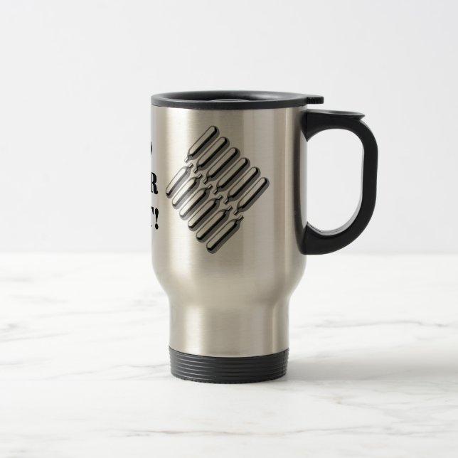 Taza De Viaje Cartuchos del CO2 - personalizable (Derecha)