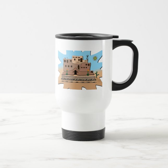 Taza De Viaje Casa de arcilla (Derecha)