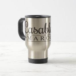 Taza De Viaje Casablanca nombre personalizado mugs