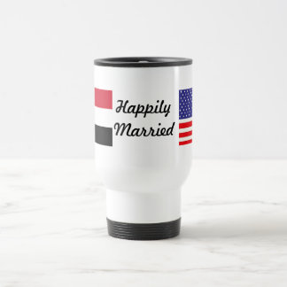 Taza De Viaje Casado feliz