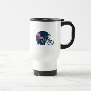 Taza De Viaje Casco de fútbol Ole Miss Azul oscuro