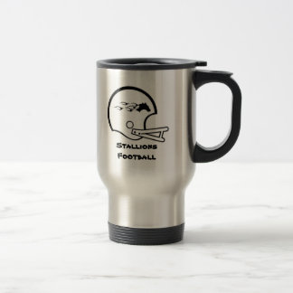 Taza De Viaje casco, fútbol de los sementales