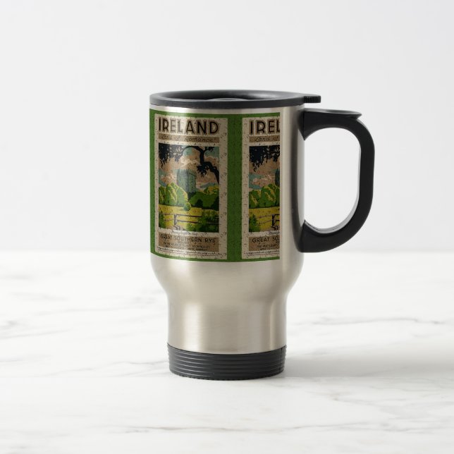 Taza De Viaje Castillo Vintage Blarney (Derecha)