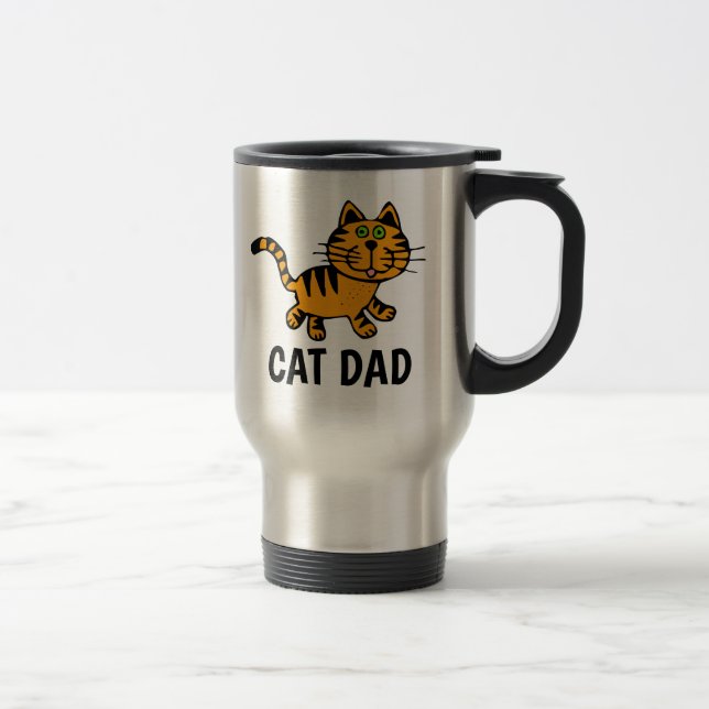 TAZA DE VIAJE CAT DAD TRAVEL MUG (Derecha)