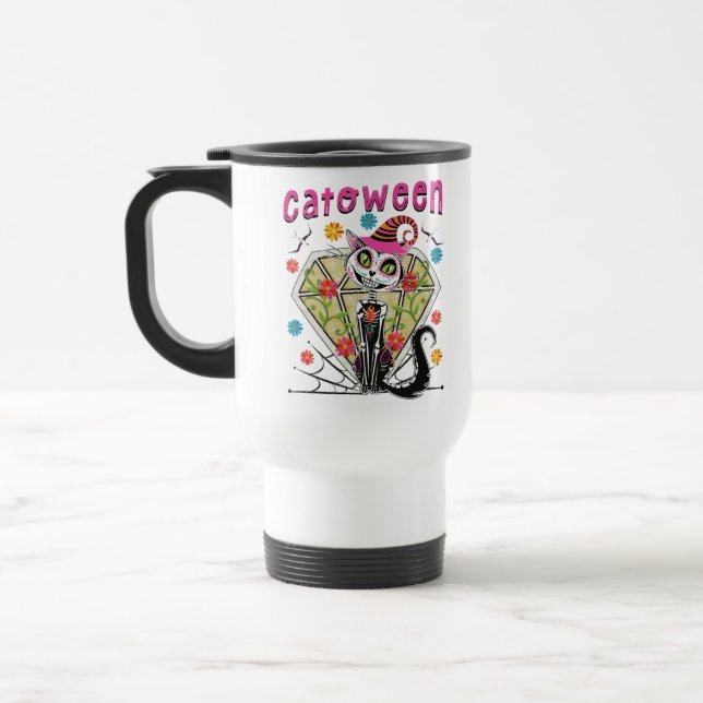 Taza De Viaje Catoween Halloween (Izquierda)