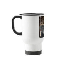 Caza divertida de pato Chocolate Lab Café Mug