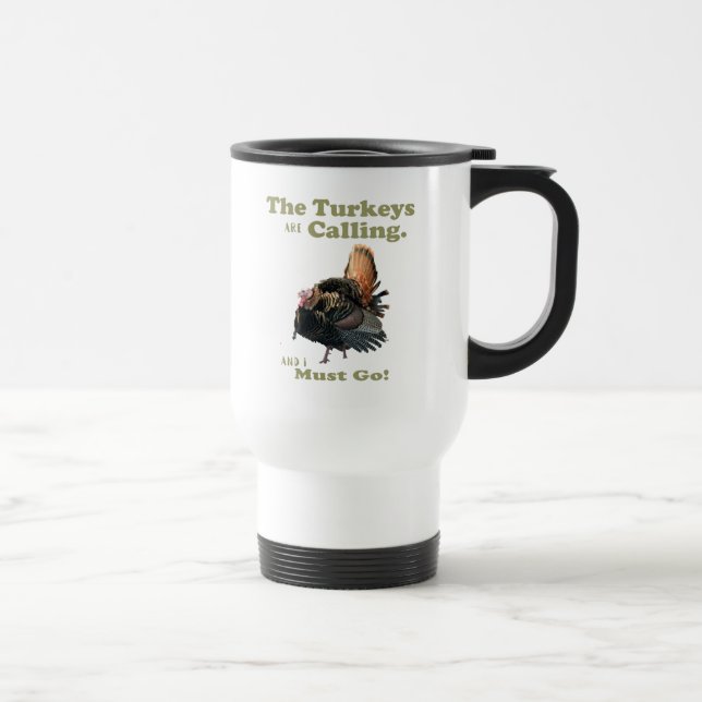 Taza De Viaje Caza divertida y salvaje de Turquía (Derecha)