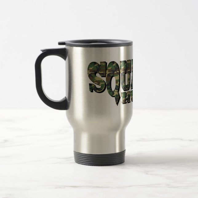 Taza De Viaje Cazador de Squatch - modelo de Camo (Izquierda)