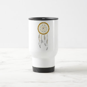 Taza De Viaje Cazador de sueños--Turquesa Azul
