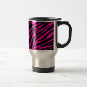 Taza De Viaje cebra rosa
