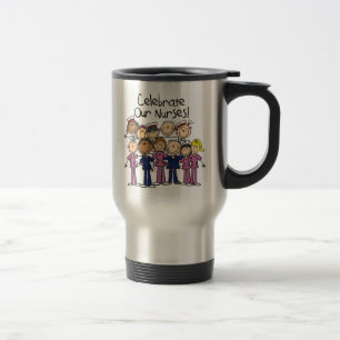 Taza De Viaje Celebrar a nuestras enfermeras