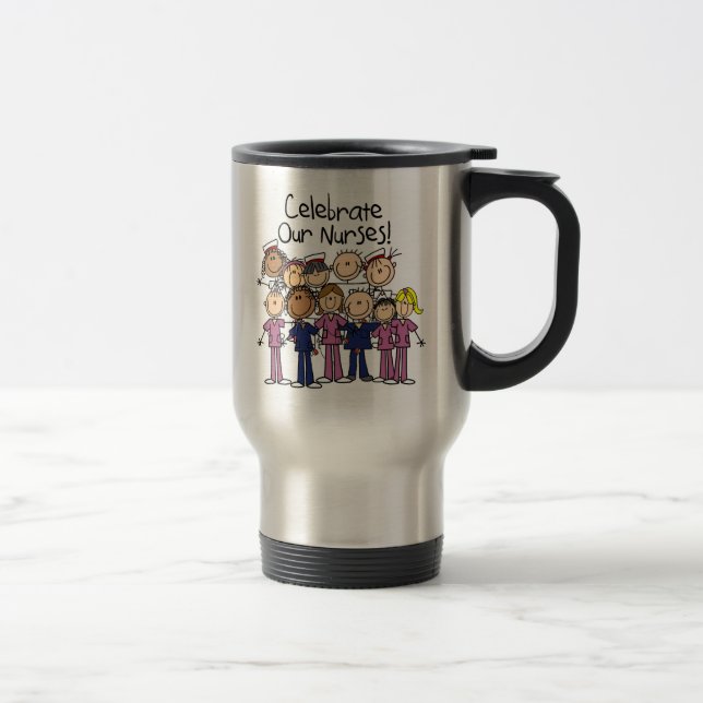 Taza De Viaje Celebrar a nuestras enfermeras (Derecha)