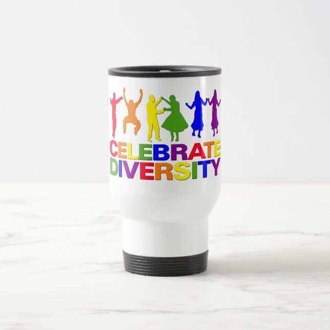 Taza De Viaje Celebrar la diversidad (Centro)