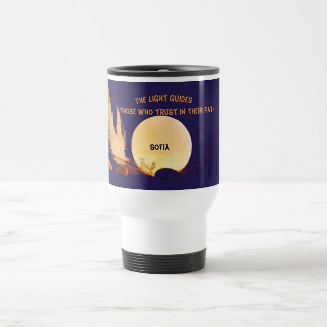 Taza De Viaje Celestial Wisdom Blue Travel Mug (Centro)