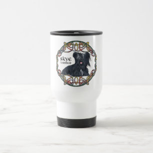 Taza de viaje celta Skye Terrier