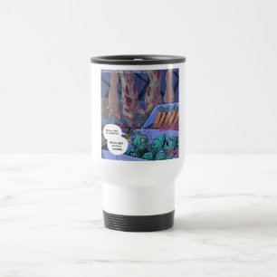 Taza De Viaje Cementerios de Comestibles Vegano Divertido