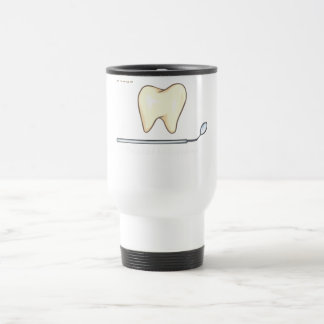 Taza De Viaje Cepillo dental apacible del espejo del diente