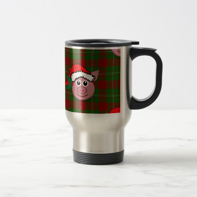 Taza De Viaje cerdo navidad (Derecha)