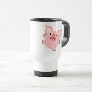 Taza De Viaje Cerdo Personalizado de Cute Joyous