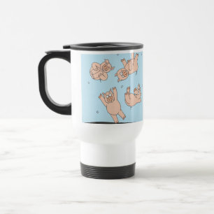 Taza De Viaje Cerdos del trampolín