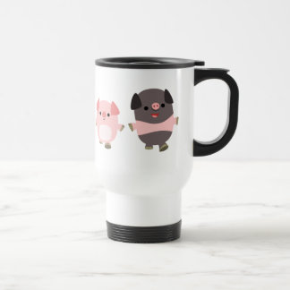 Taza De Viaje Cerdos Personalizados en un barreno ambulante