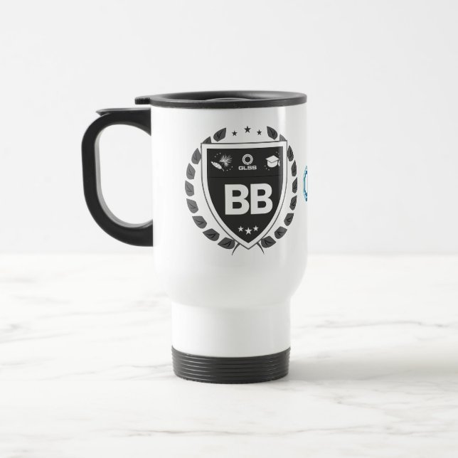 Taza De Viaje Certificado de Cinturón Negro - GLSS.app (Izquierda)