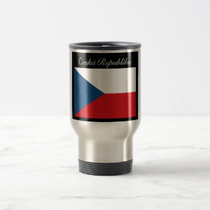 Taza De Viaje Česká republika vlajka
