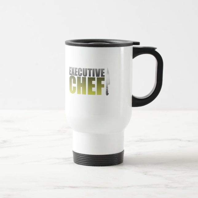 Taza De Viaje Chef ejecutivo amarillo (Derecha)