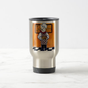 TAZA DE VIAJE CHEF PASTOR ALEMÁN BLANCO