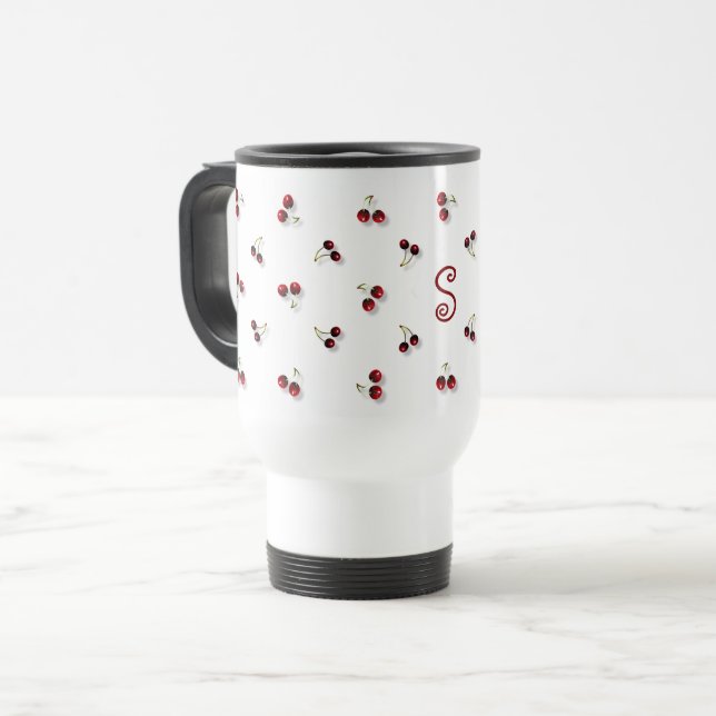 Taza De Viaje Cherries Travel Mug (Anverso izquierdo)