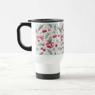 Taza De Viaje Cherry Christmas
