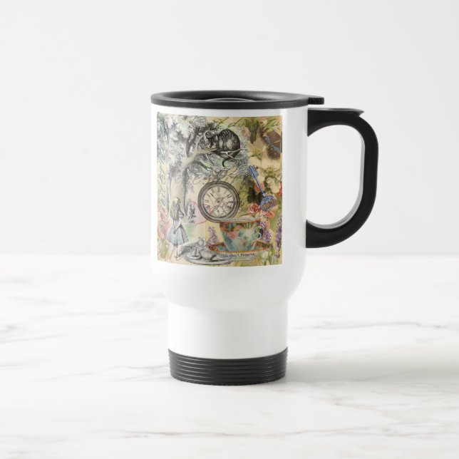 Taza De Viaje Cheshire Cat Alice Wonderland Classic (Derecha)