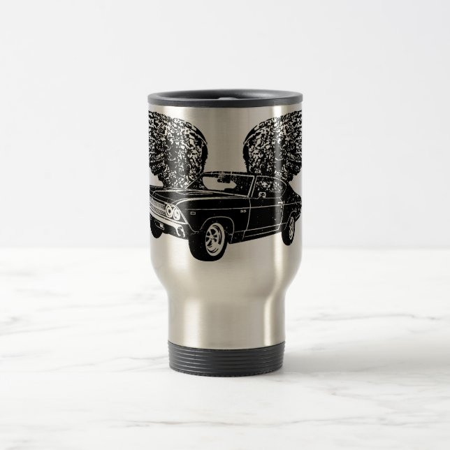 Taza De Viaje Chevrolet 1969 Chevelle 396 SS (Centro)
