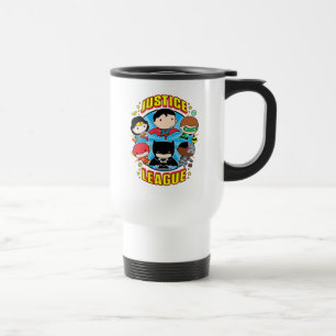 Taza De Viaje Chibi Justice League Group