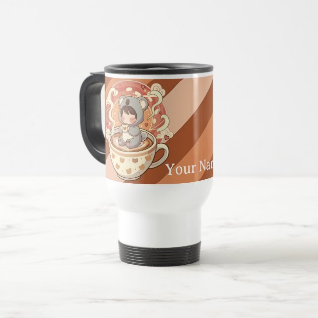 Taza De Viaje Chibi Koala Adventure Insulated Travel Mug (Anverso izquierdo)