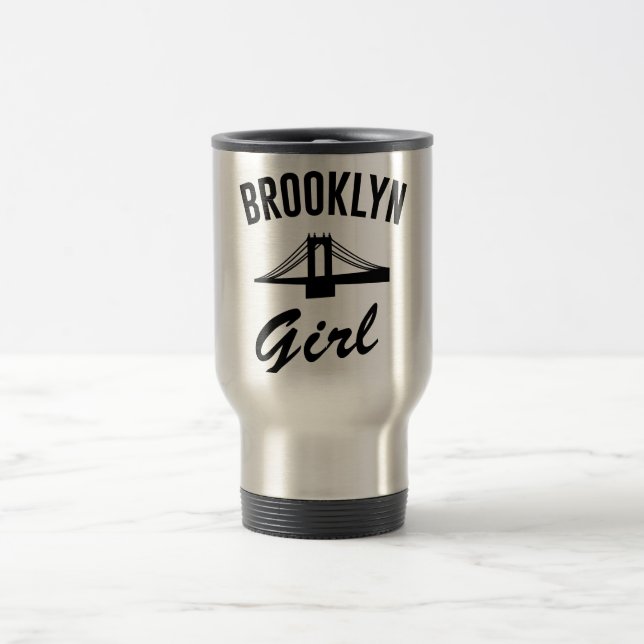 Taza De Viaje Chica de Brooklyn (Centro)