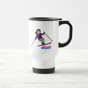 Taza De Viaje Chica de esquí - mediano