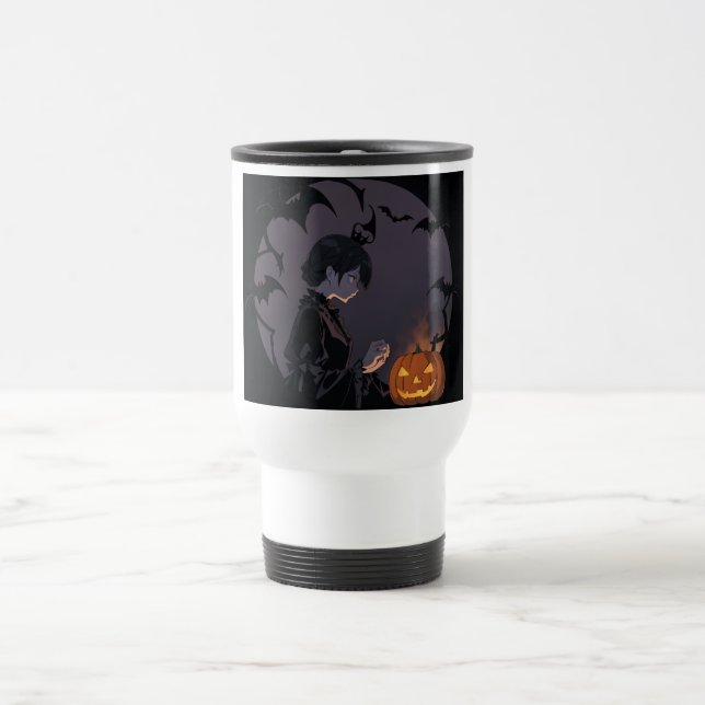 Taza De Viaje chica de halloween (Centro)