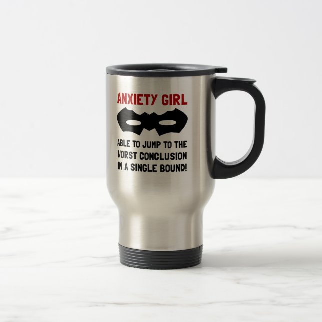 Taza De Viaje Chica de la ansiedad (Derecha)