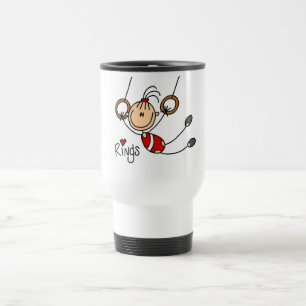 Taza De Viaje Chica de palitos en camisetas y regalos de anillos