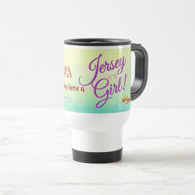 Taza De Viaje Chica del jersey una vez y siempre (Anverso derecho)